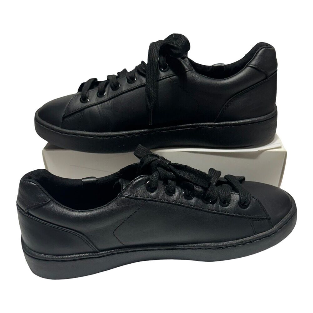 Vionic MABLE Pro Slip Resistant Leather Sneaker- Black Size 6.5 With Vio Grip - Picture 4 of 10
